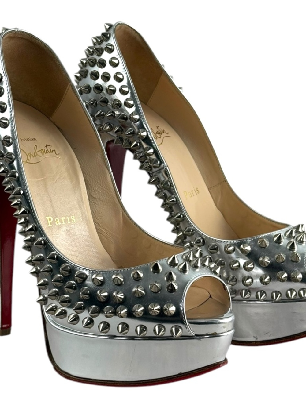 Christian Louboutin peep-toe platform pumps